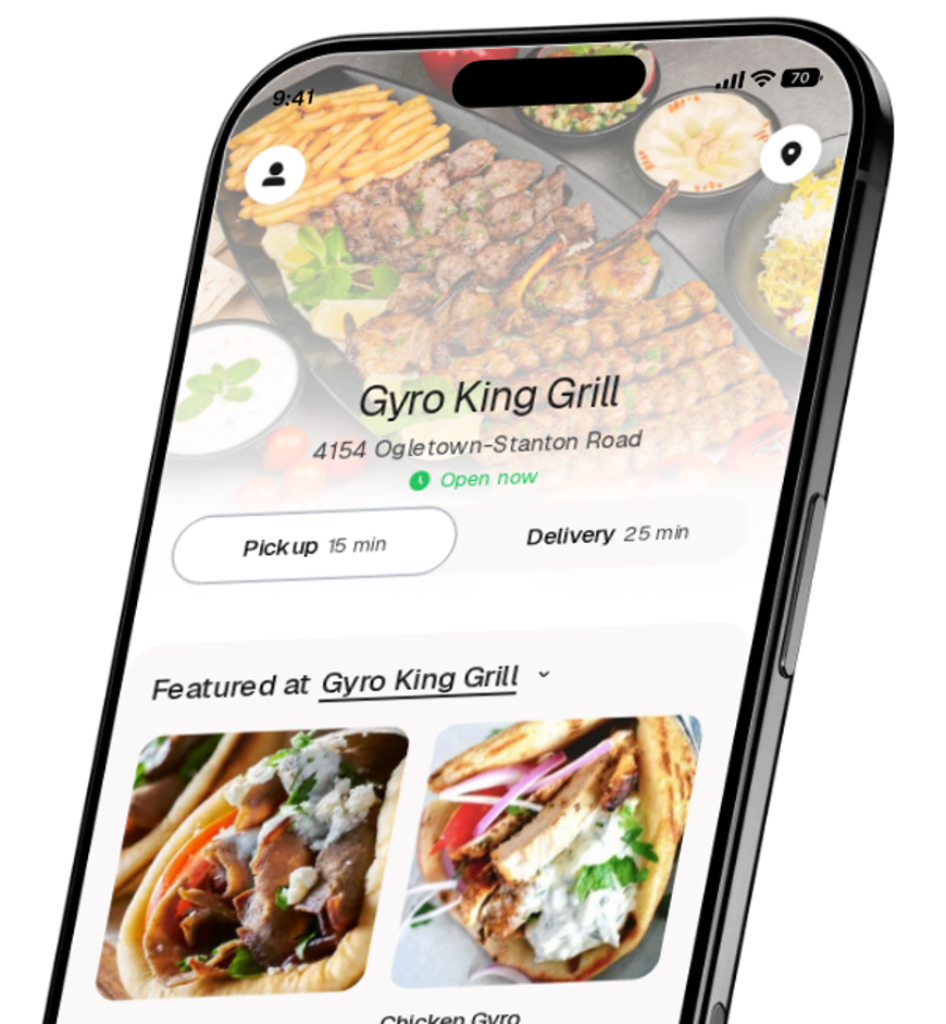 Gyro King Grill app preview