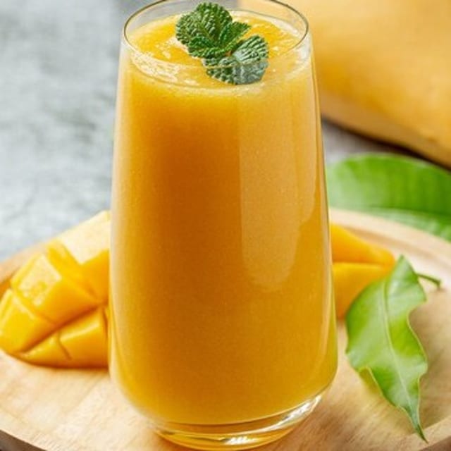 Fresh Mango Juice.