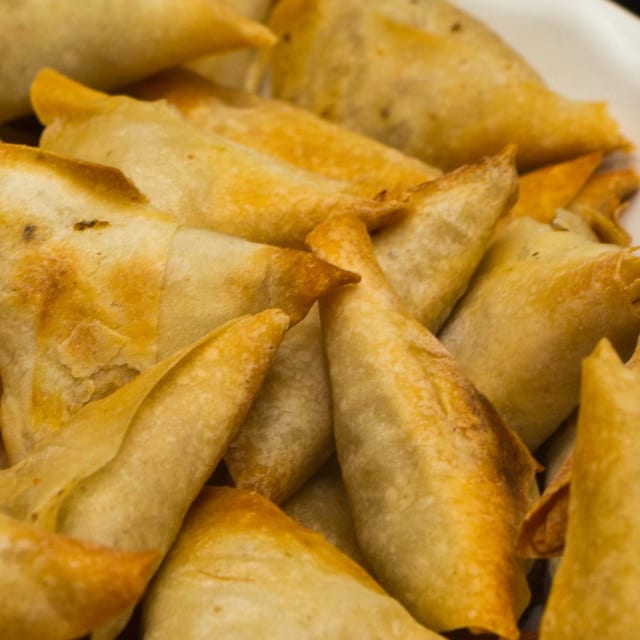 Chicken Samosas.