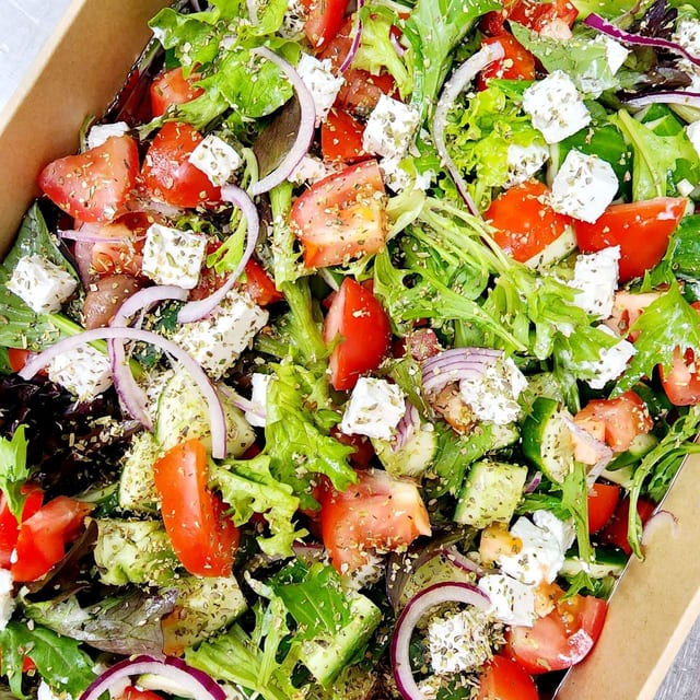 Catering Greek Salad.