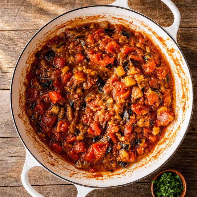 Catering Eggplant Salad.