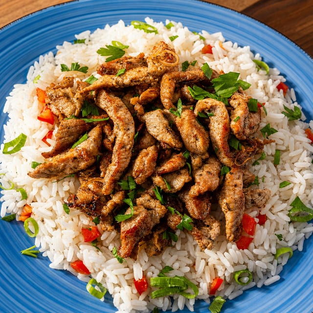 Chicken Shawarma (Homemade Gyro) Platter.