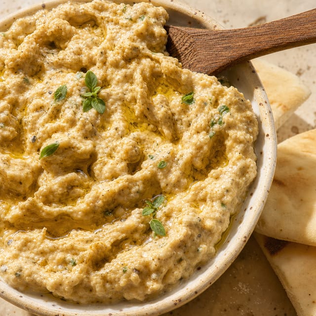 Catering Baba Ganoush Appetizer.