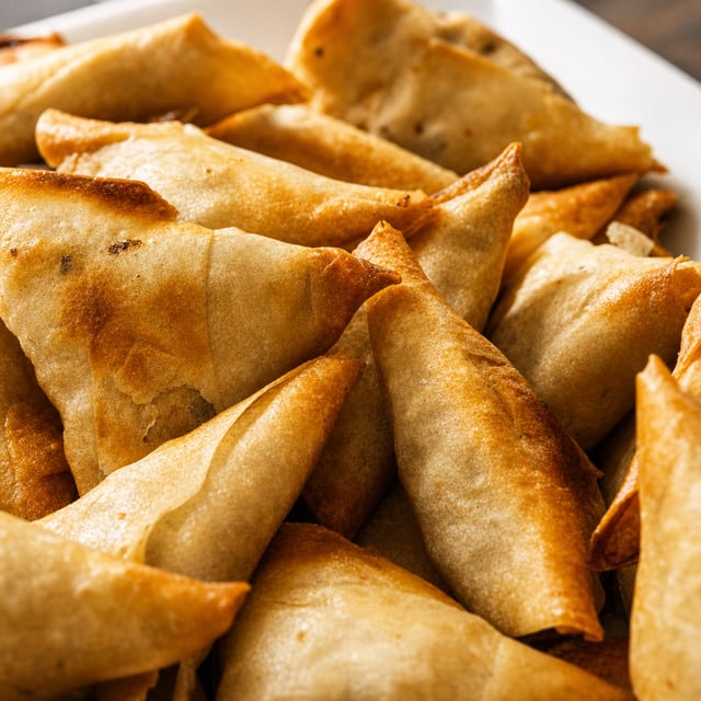 Chicken Samosas.