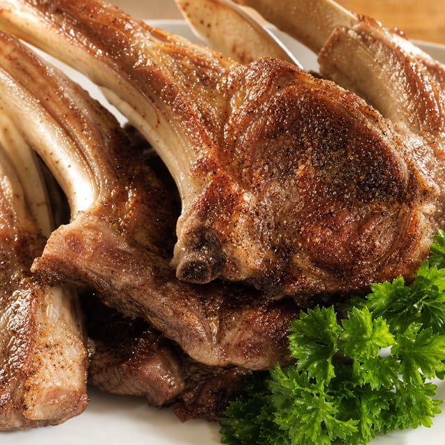 Lamb Chops Platter.