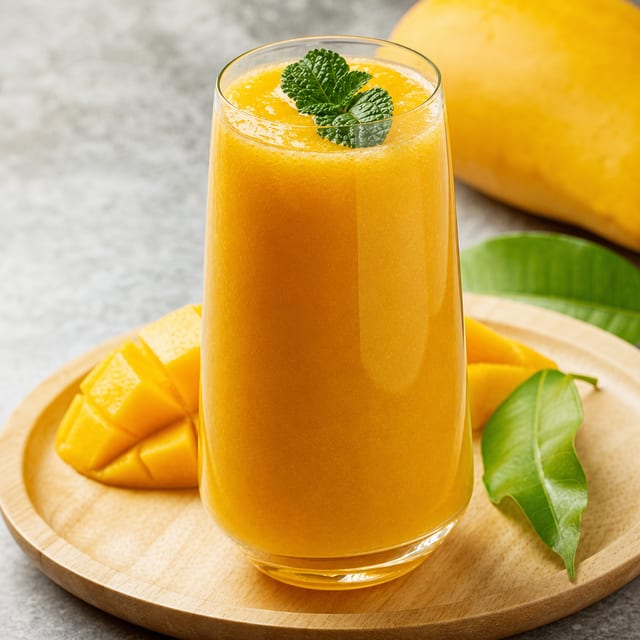 Fresh Mango Juice.
