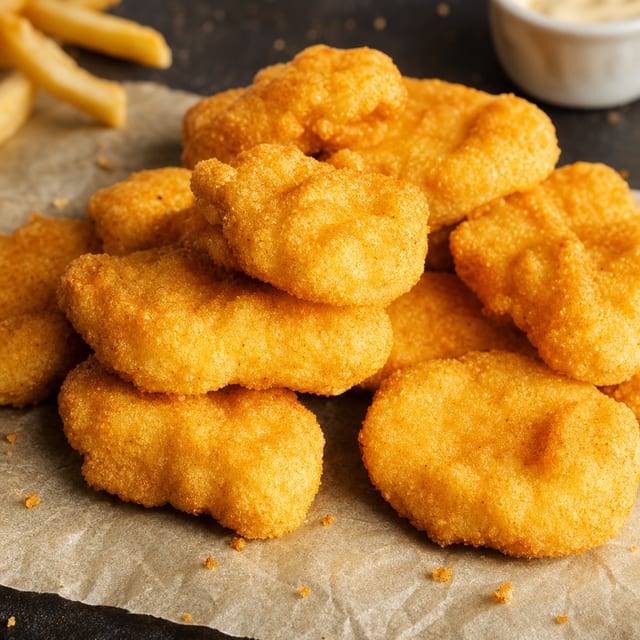Chicken Nuggets with Fries.