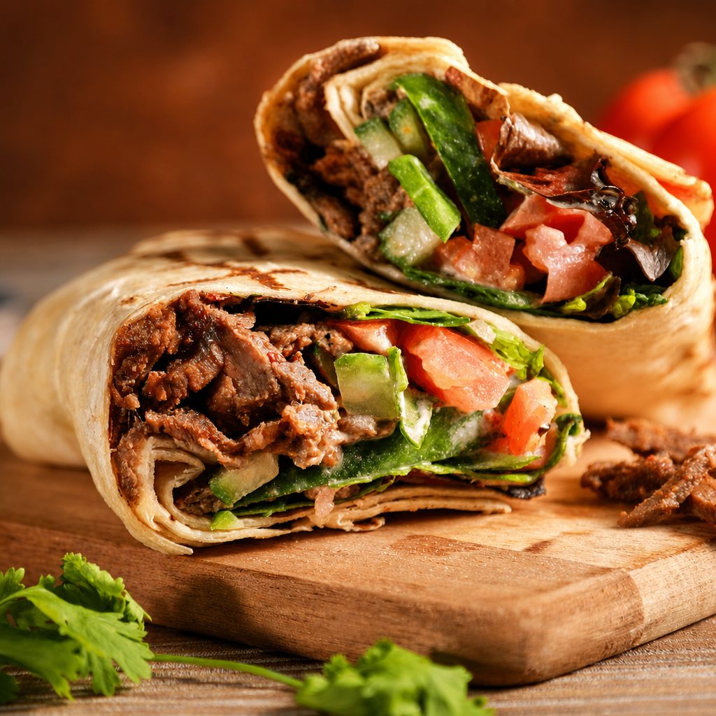 Kufta Beef Sandwich.
