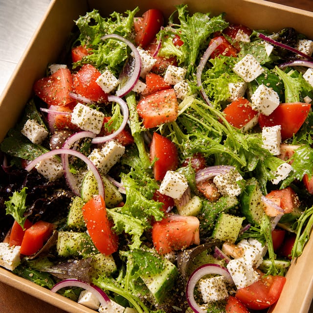 Catering Greek Salad.