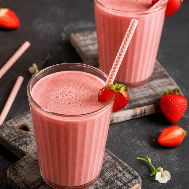 Strawberry Lassi.